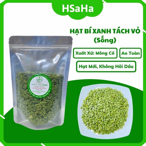 Hạt bí xanh sống