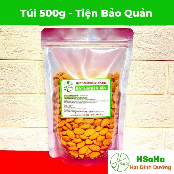 hạnh nhân sống 500g
