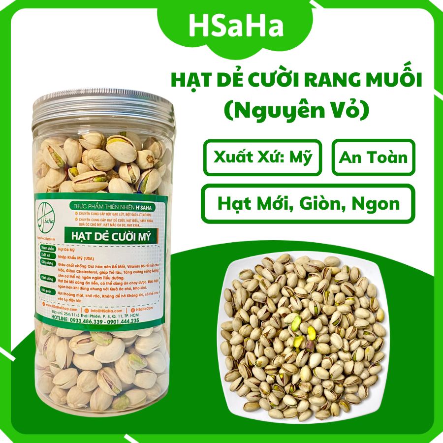 Hạt dẻ cười rang muối HSaHa Hạt dẻ cười rang muối HSaHa