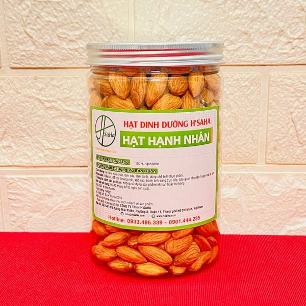 Hạt hạnh nhân rang mộc nguyên vị 500g