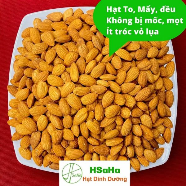 Hạt hạnh nhân sấy nguyên vị