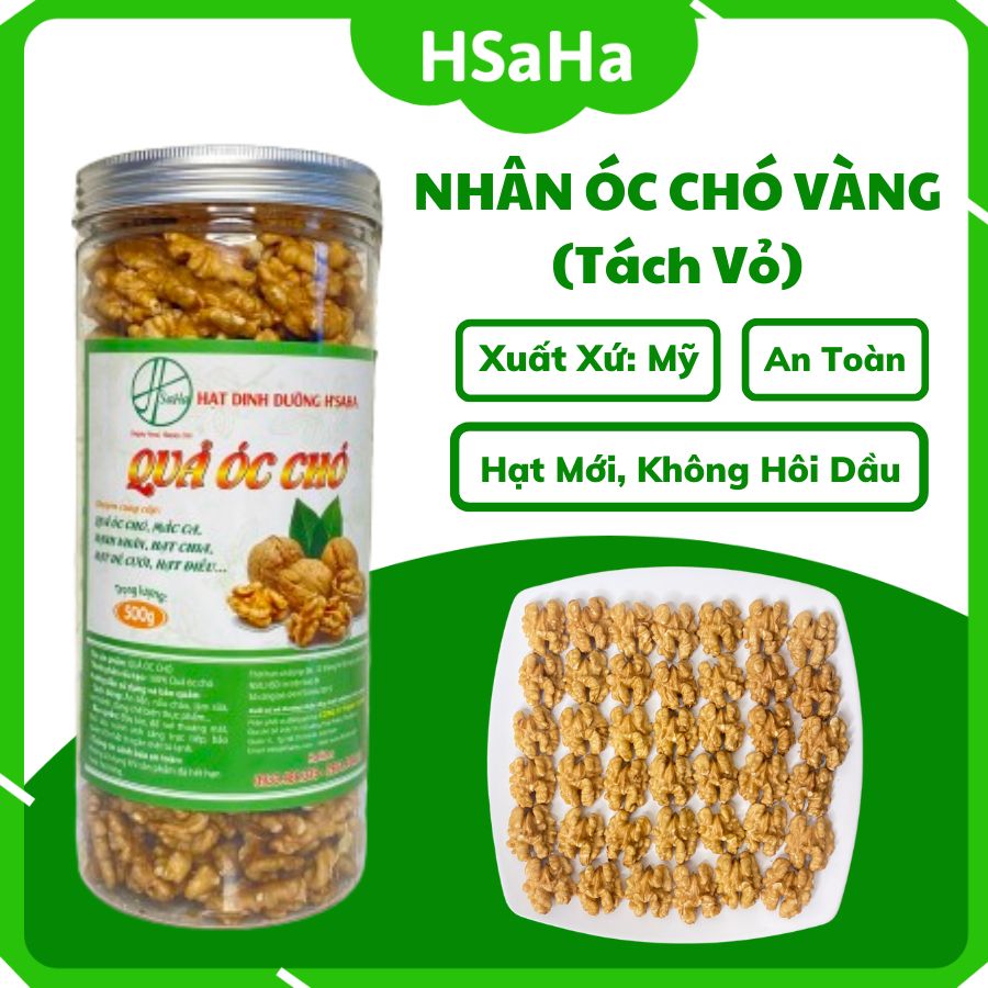 Nhân óc chó vàng Mỹ Nhân óc chó vàng Mỹ