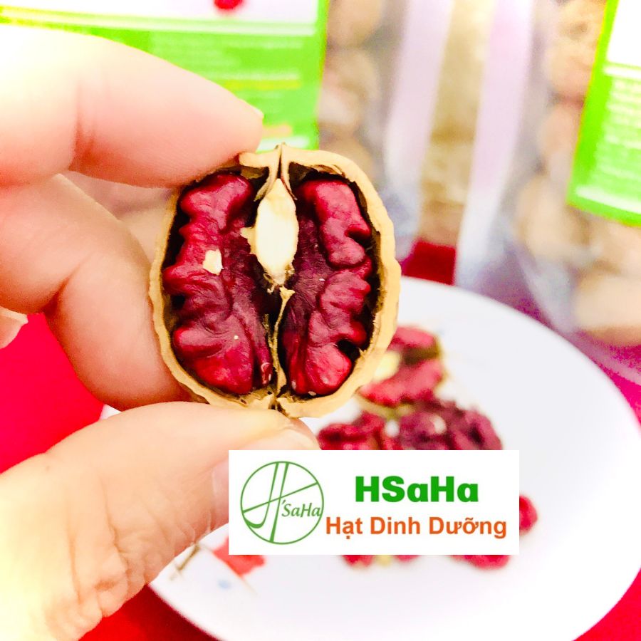 Hạt óc chó đỏ nguyên vỏ Mỹ HSaHa hạt óc chó đỏ nguyên vỏ