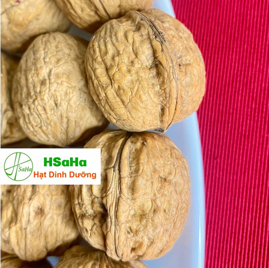 Óc Chó Đỏ Nguyên Vỏ Mỹ HSaHa quả óc chó đỏ nguyên vỏ
