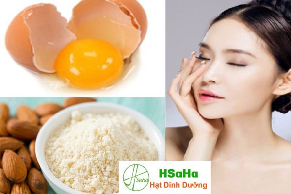 Đắp mặt nạ bột hạnh nhân làm đẹp da bột hạnh nhân làm đẹp da