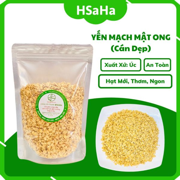 yến mạch sấy mật ong HSaHa