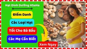 các loại hạt tốt cho bà bầu