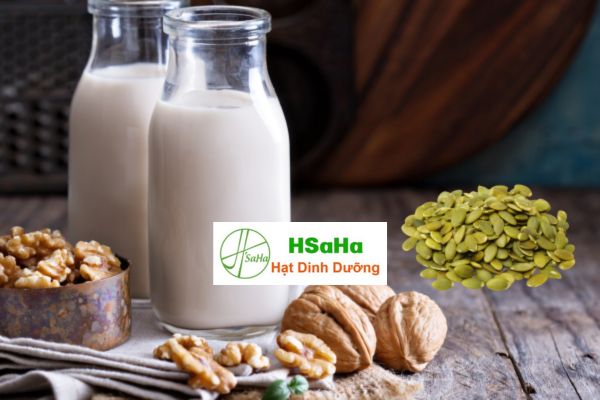 Sữa hạt bí xanh óc chó sữa hạt bí xanh óc chó