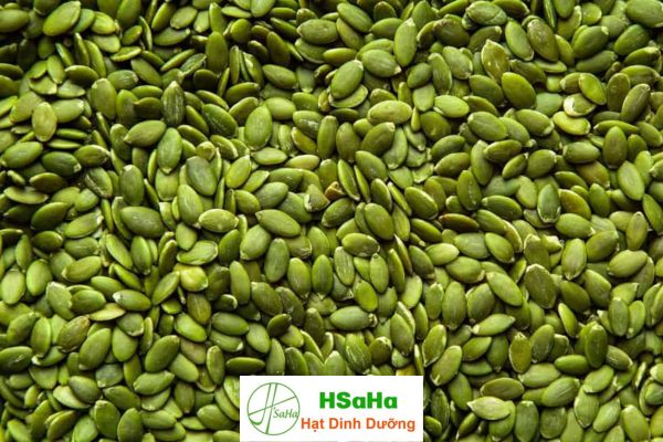 Giá hạt bí xanh tách vỏ to, mẩy giá hạt bí xanh tách vỏ